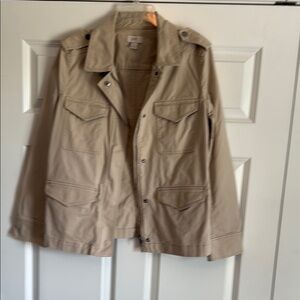 Loft Tan Utility Jacket Size L